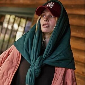 Free People Triangle Quilt Scarf